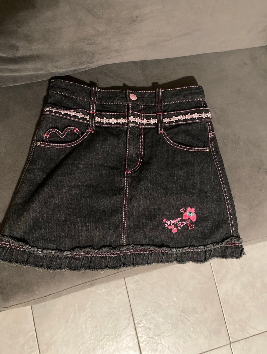 Mezzo Piano Jean Skirt 