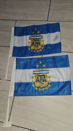 Argentina Soccer Car Flags $25 1 Pair $25 Firm On Price
