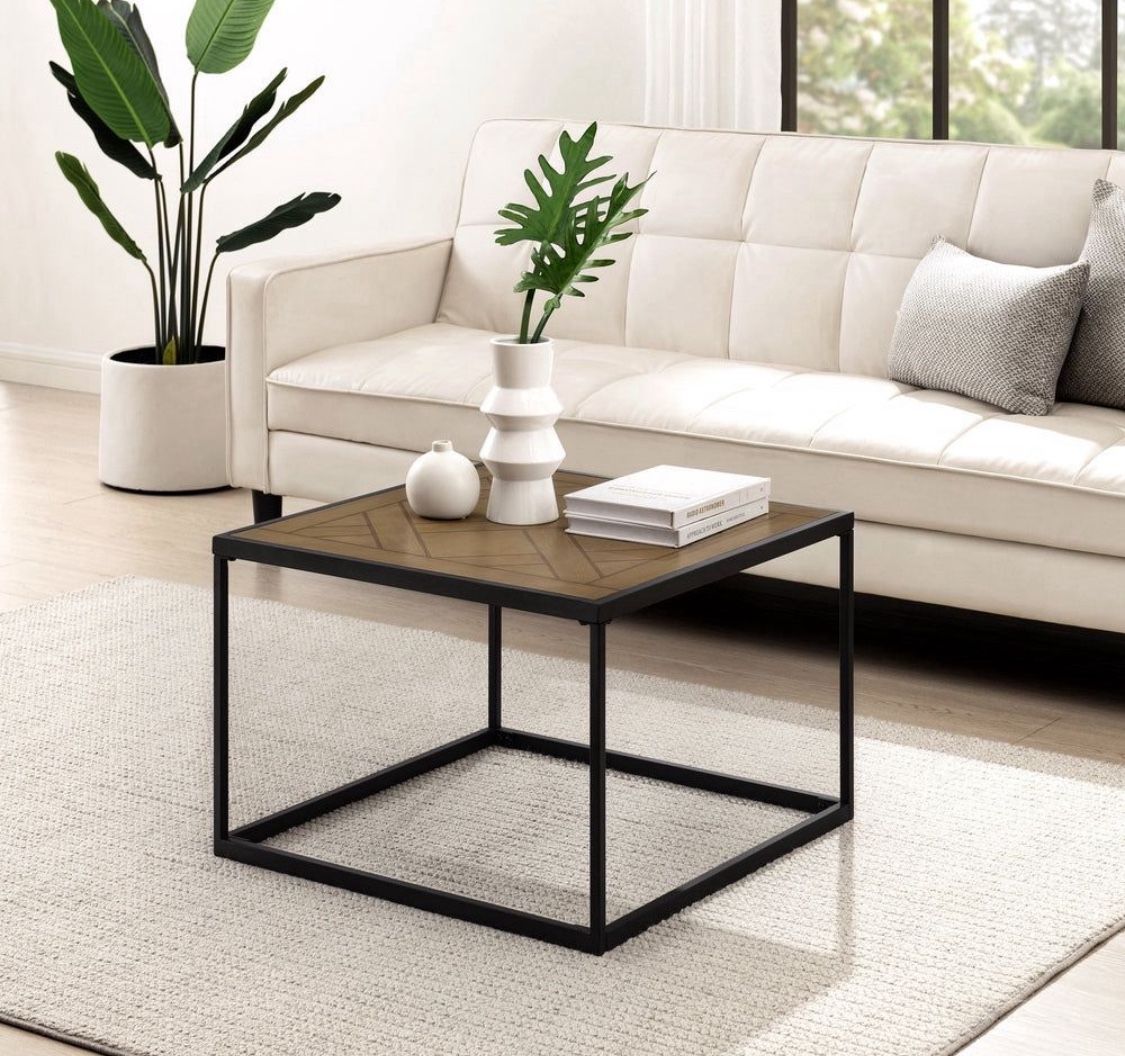 New Parquet Square Coffee Table
