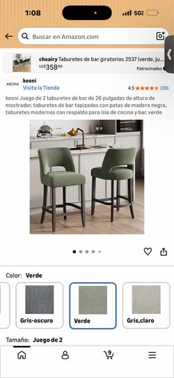 2 sillas altas