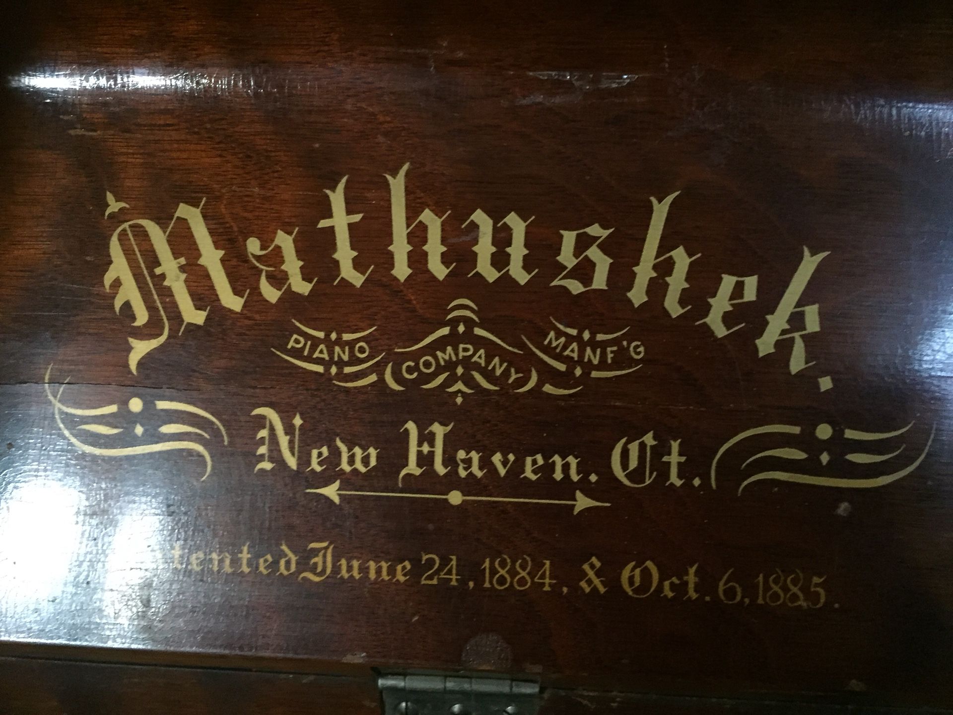 Mathushek antique piano