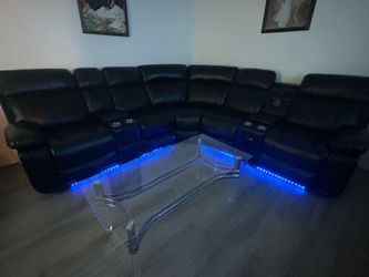 Tempered glass coffee table
