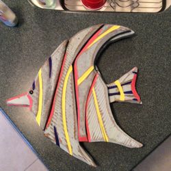 Wooden Colorful Angelfish