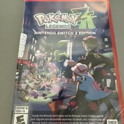 Unopened Pokemon Legends ZA - Nintendo Switch 2 sealed
