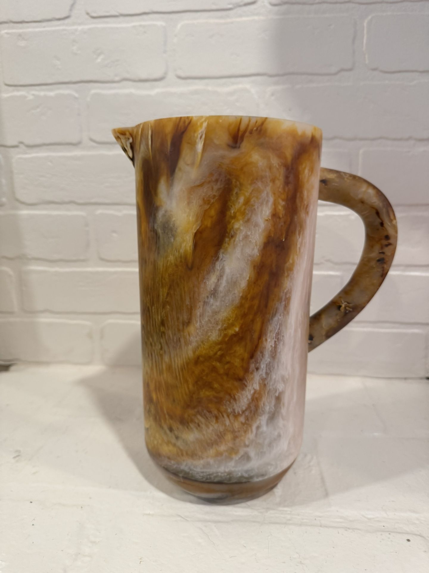 Elegant Dino Resin Artisanal Pitcher