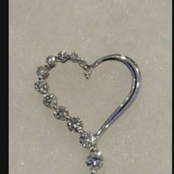 Diamond Heart Pendant 14kt