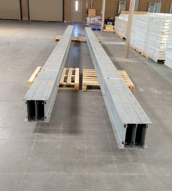 (6) Metal Structural I-Beams