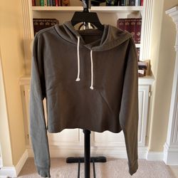 Wild Fable Women's Cropped Pullover Hooded Sweatshirt