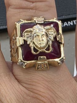 Versace Men Ring 10kt