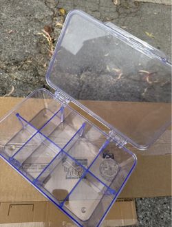 Transparent Plastic Organizer/Tea Box