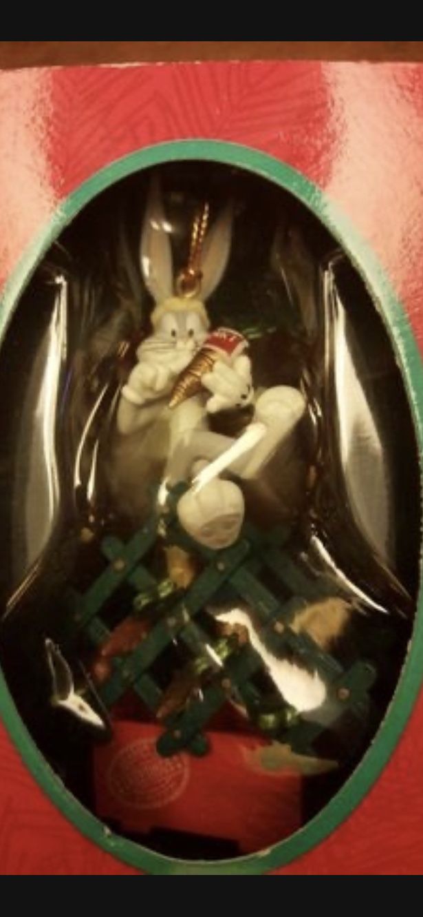 Bugs Bunny 1996 Christmas Ornament, Original Box