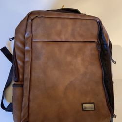 Left field Leather-like Backpack
