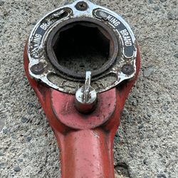 King Brace Manual Pipe Threader Die Head 1” Heavy Duty Plumbing Tool USA
