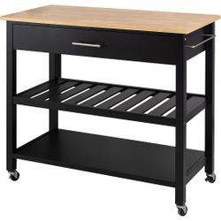 Shintenchi Kitchen Island Cart with Storage