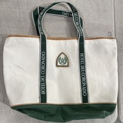 Vintage Hotel Del Coronado San Diego CA Canvas Tote Bag
