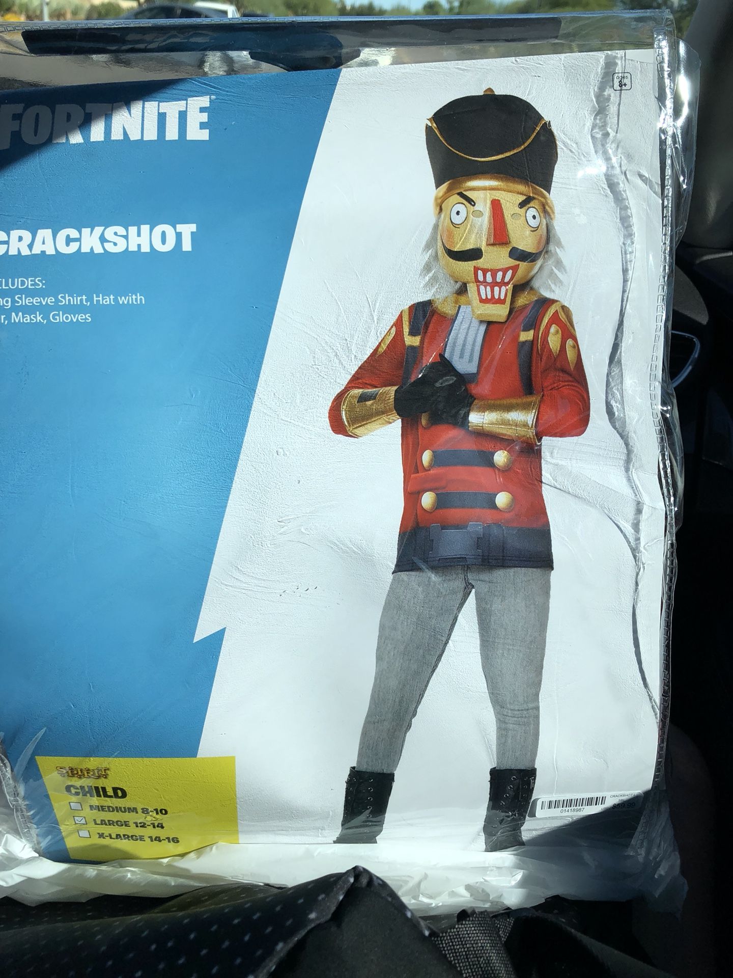 Fortnight nutcracker kids costume