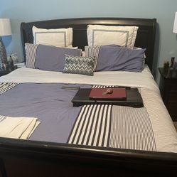 Master Bedroom King Size Sleigh Bedroom Suite 