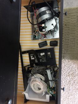 Garage door rail chain and parts