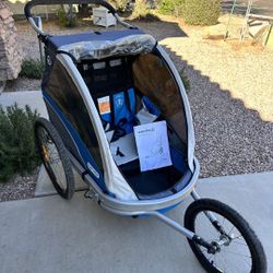 Bike Trailer Converts Into Wheel Jogger Stroller 