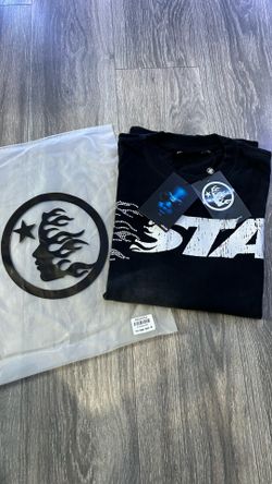 Hellstar Studios Cartoon Rhinestone Logo TShirt Size Medium-Brand New