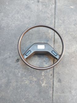 Vintage Brown Steering Wheel with Horn Buttons Toyota corolla