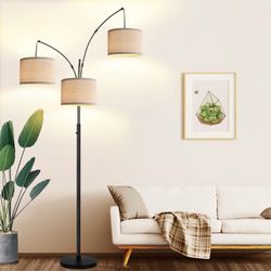 ✨ 3-Way Dimmable Arc Floor Lamp