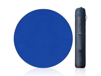 Blue lery round tabletop game playmat 80cm