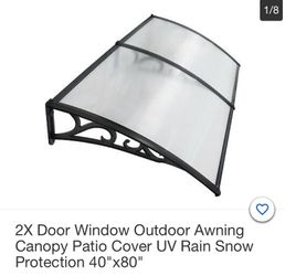 2x Door window outdoor protection 40”x80”