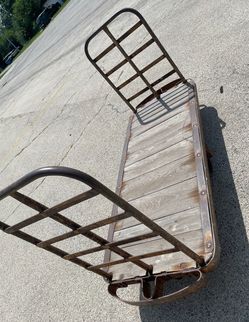Vintage mail dock cart