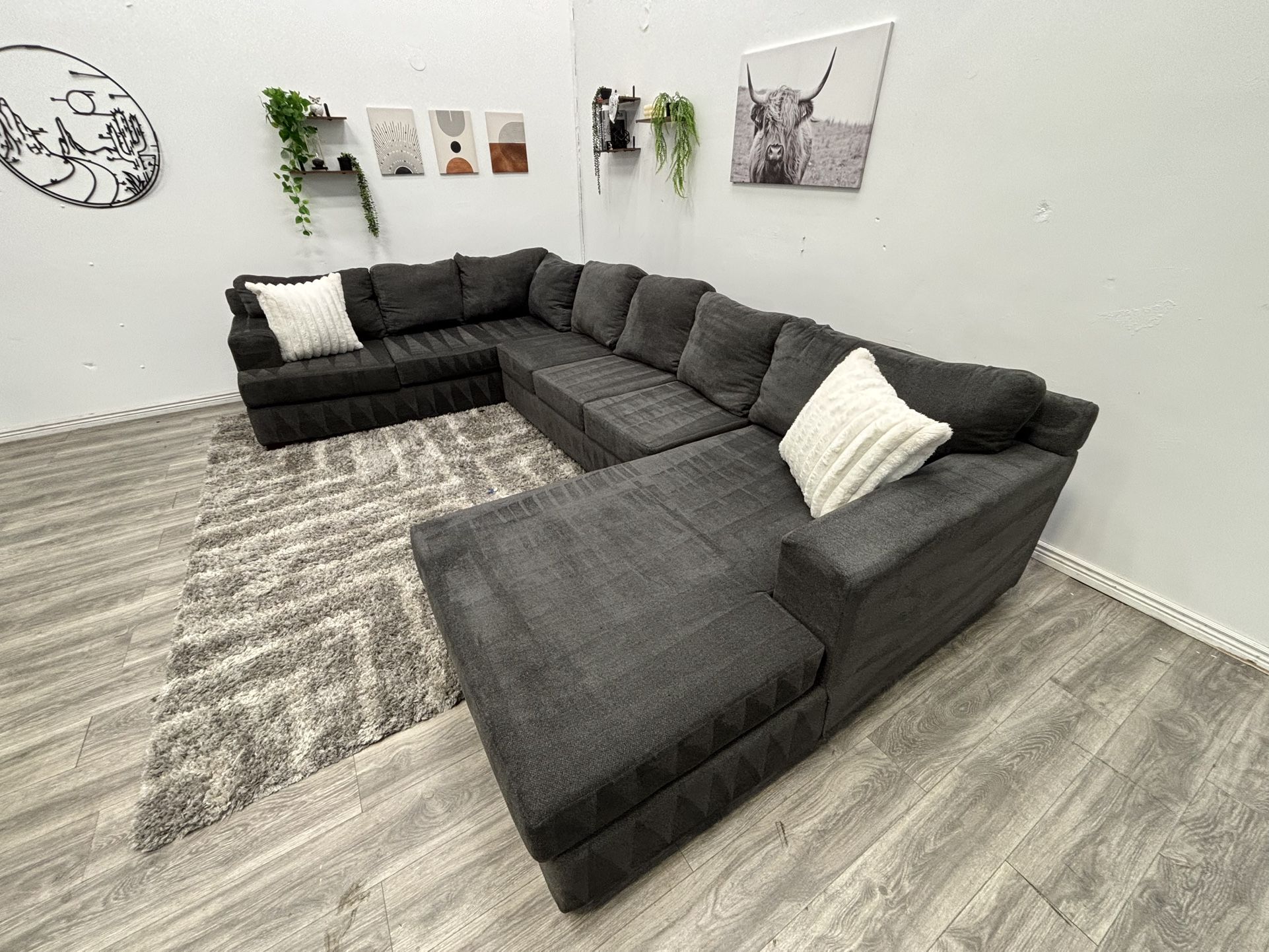 Gray Sectional Couch - Free Delivery
