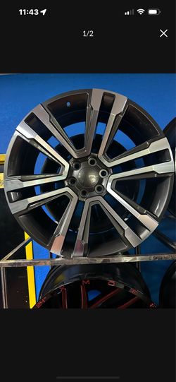 24s gray wheels tires new Chevy
