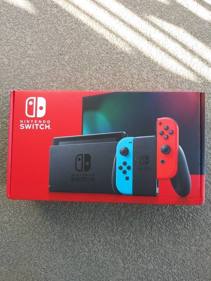 Nintendo switch video game system version 2 new