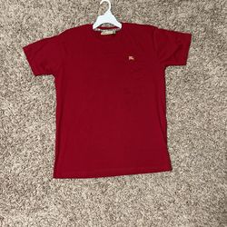 Burberry Red T-shirt Size L