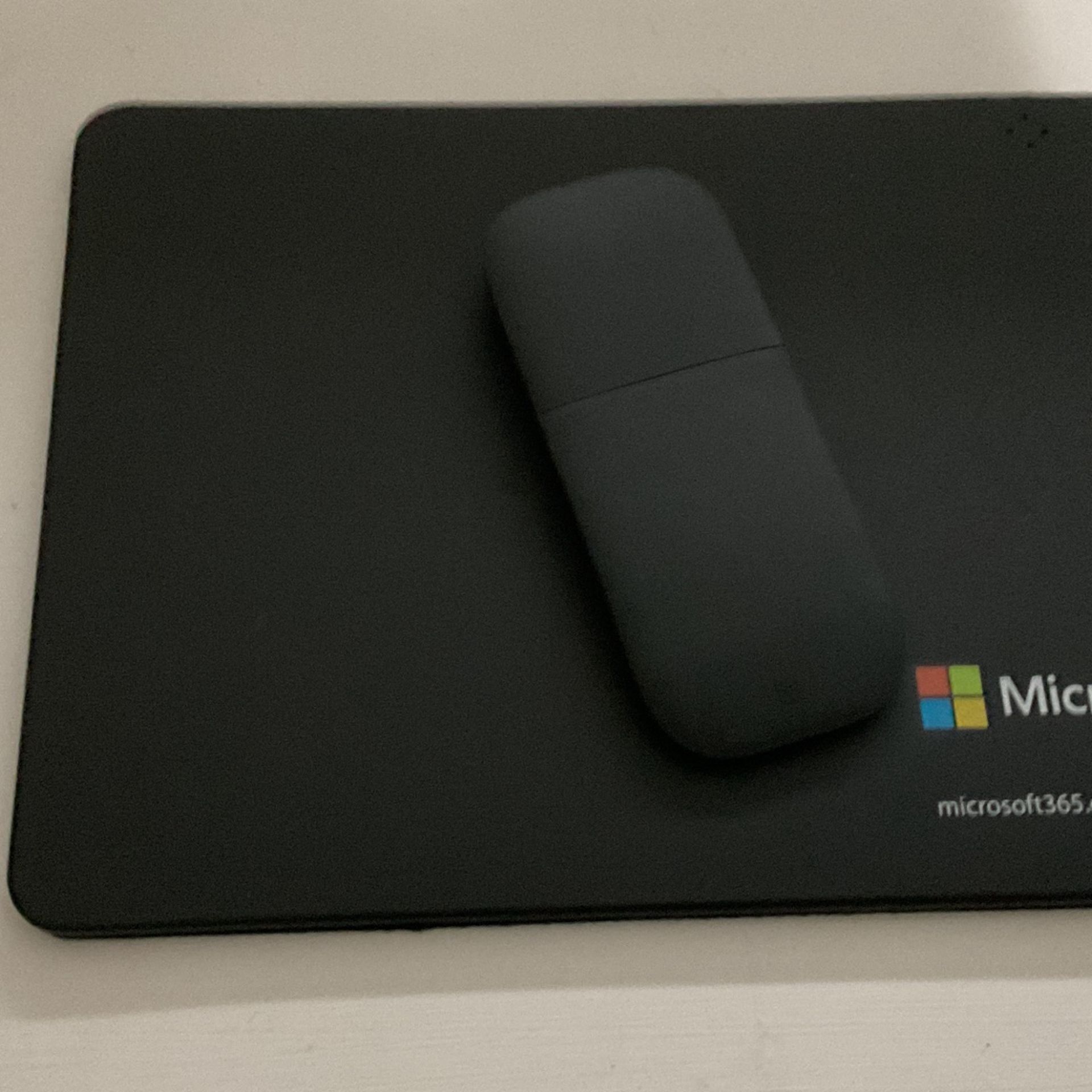 Microsoft Bending Arc Mouse And Microsoft Wireless Charging Mouse Pad For Productivity And Gaming
