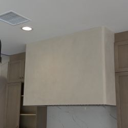 Plaster Range Hood Cover