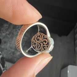 Silver Rings With Genuine Gemstones 