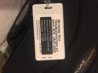 Fluke wifi tester/Data/Fiber tester