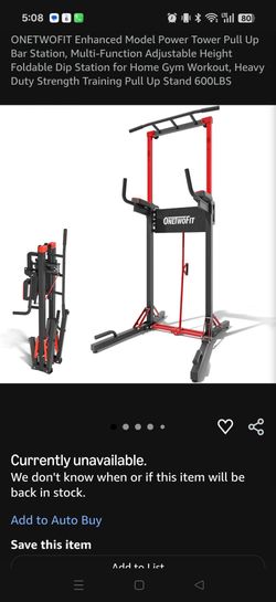 Adjustable Foldable Portable Pullup Station