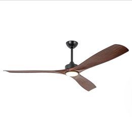 🔥new inbox🔥60 in. Matte Black Downrod Mount Standard Color-Changing Integrated LED Ceiling Fan with Light and Remote Control