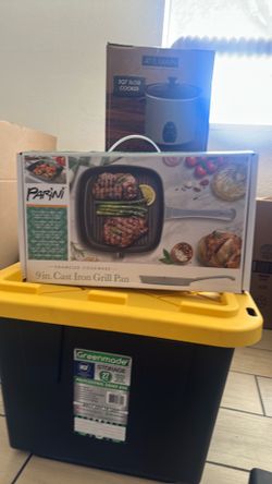 9 inch cast iron grill pan