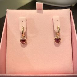 Swarovski Chroma Heart Earrings