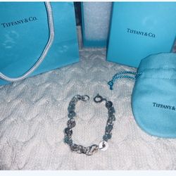 Tiffany  1837 Circle bracelet.  Medium  size
