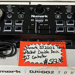 Numark DJ2GO2 Touch Pocket Double Deck DJ Controller 
