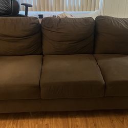 Brown / Grey Couch For Sale