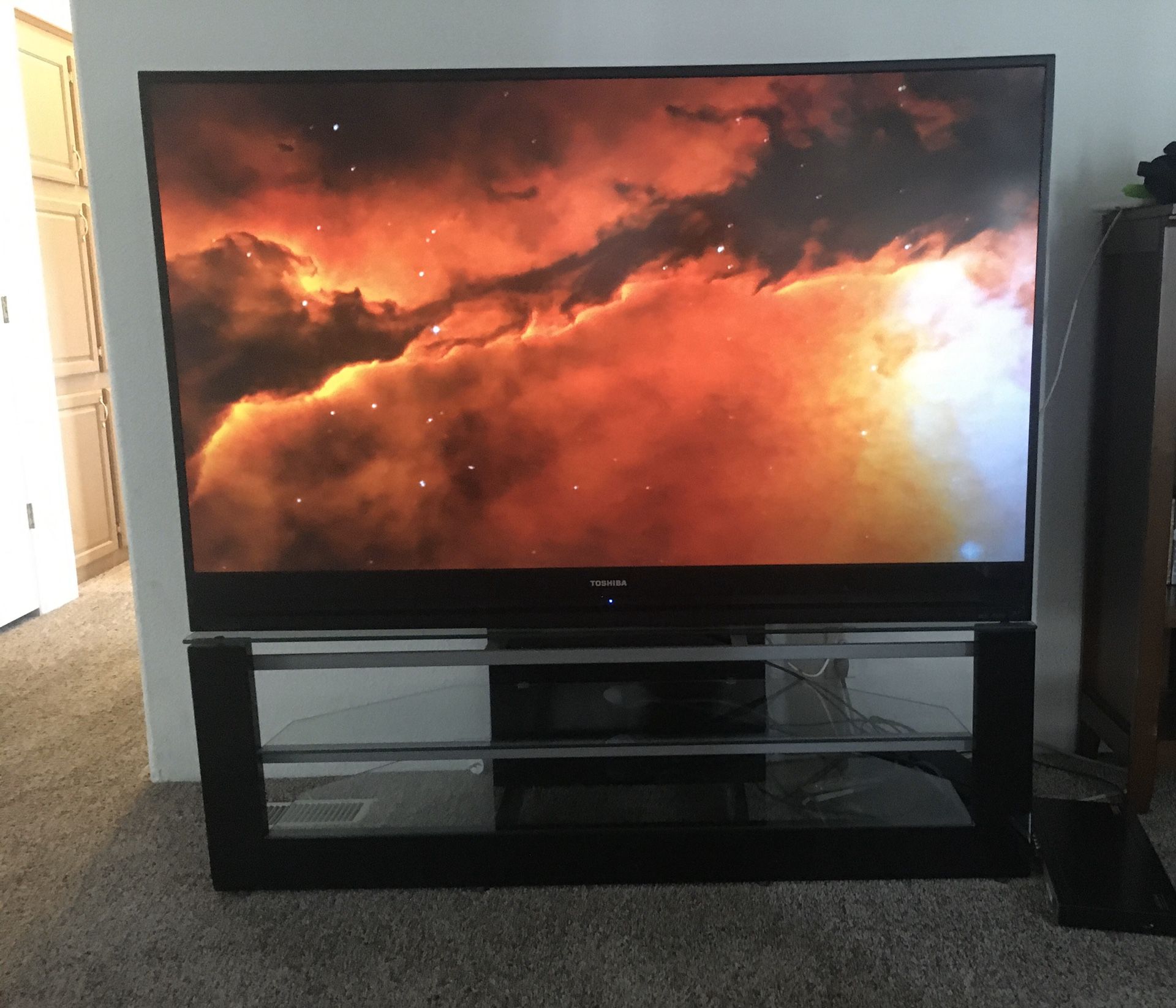 Toshiba 65” HD TV with stand