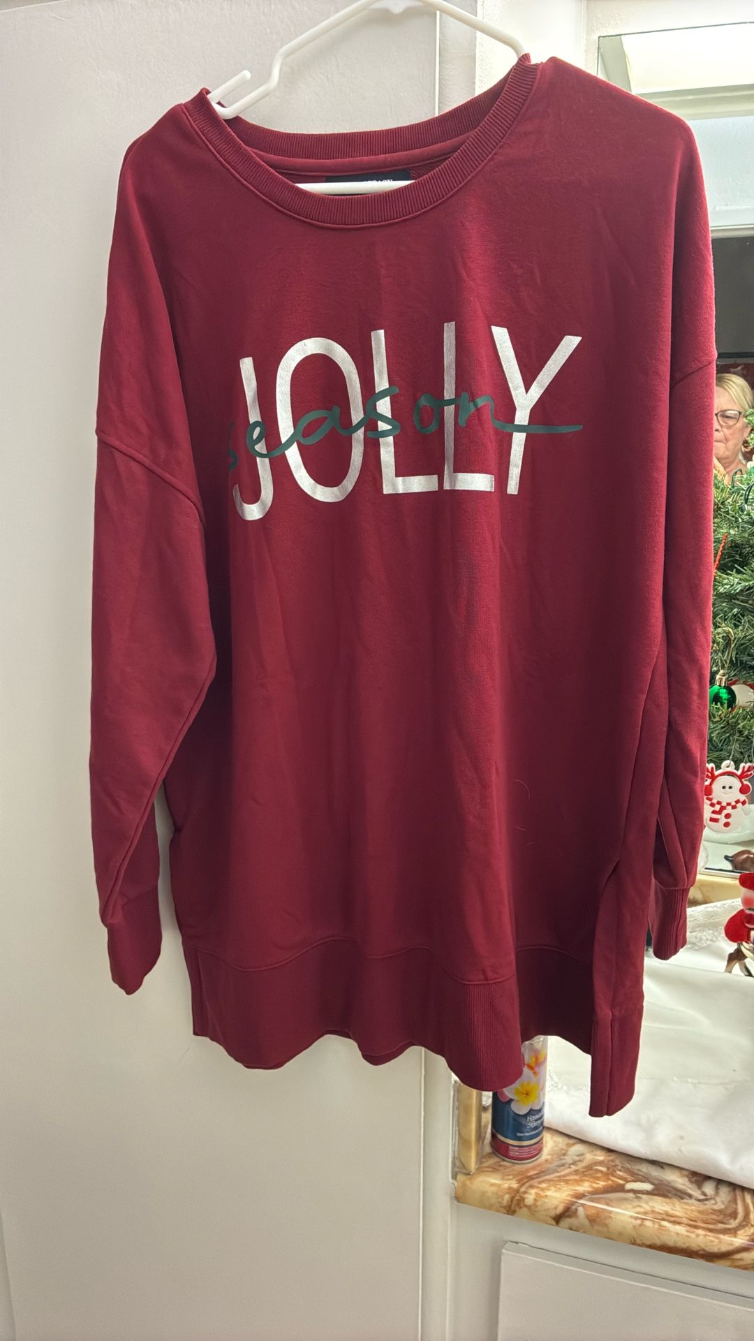 Christmas sweatshirt size XXL