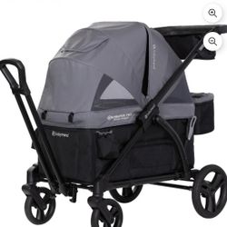 Baby Trend Navigator Pro 2-in-1 Stroller Wagon, Dash Black
