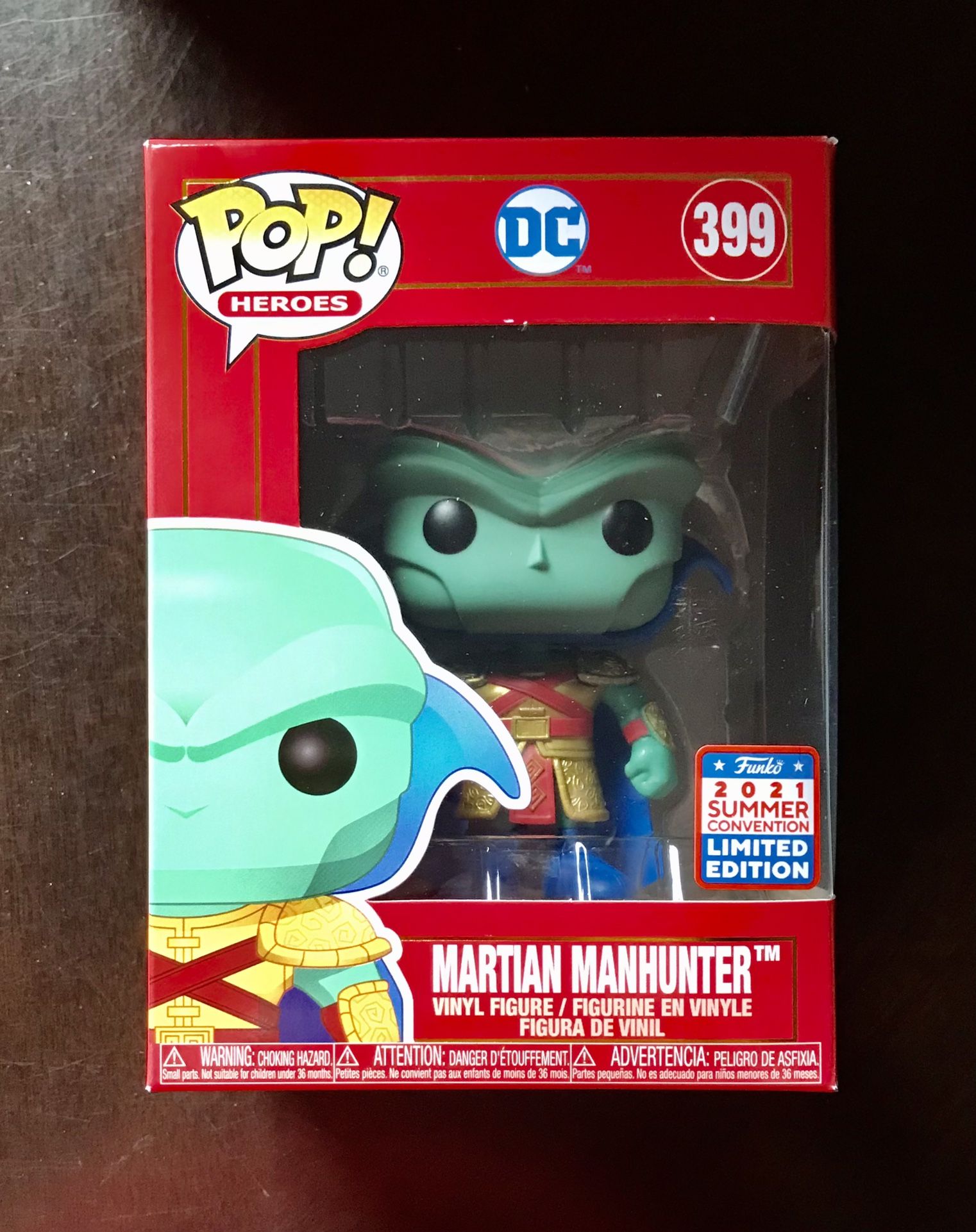 FUNKO POP! Martian Manhunter DC Imperial Palace Funkon 2021 NEW!