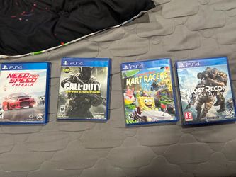 Lot of 4 PS4 Games