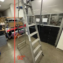 Werner 8ft Aluminum Stepladder 250 lb capacity